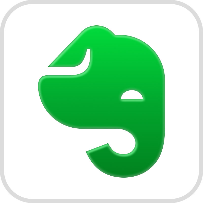 Logo d'Evernote, l'éléphant vert