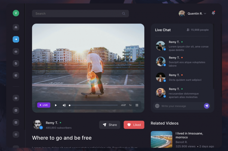 Skate Plateforme video test